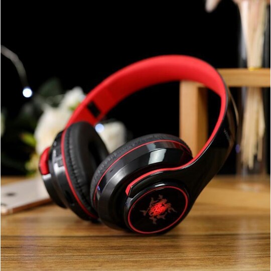 Langattomat Bluetooth-kuulokkeet, musta / punainen