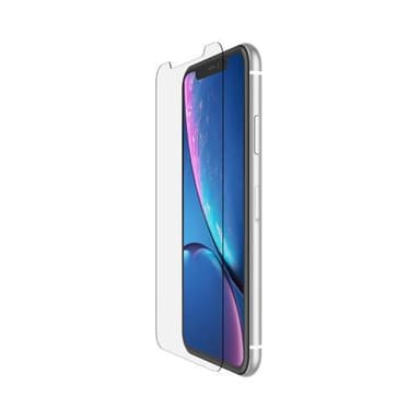 Belkin InvisiGlass, Kirkas näytönsuoja, Apple, iPhone XR, Naarmuuntumisenkestävä