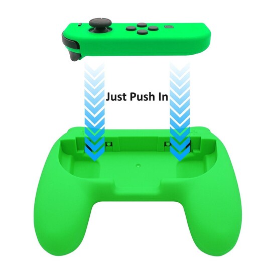 Nintendo Switch Joy-Con -ohjaimen kahva - 2-pakkaus - punainen / vihreä