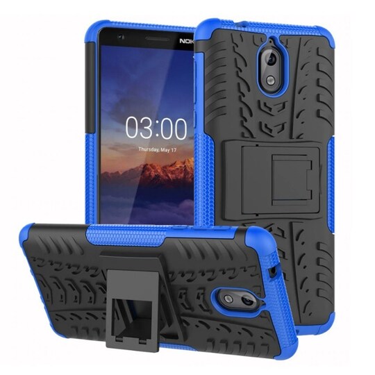 Iskunkestävä Suojakuori Nokia 3.1 2018 (TA-1063)  - sininen