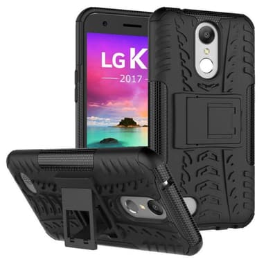 Iskunkestävä Suojakuori LG K10 2017 (M250)  - musta