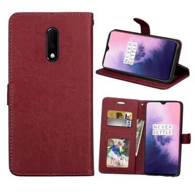 Lompakkokotelo 3-kortti OnePlus 7  - ruskea