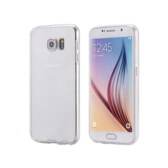 360° suojakuori Samsung Galaxy S6 (SM-G920F)  - läpinäkyvä