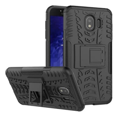 Iskunkestävä Suojakuori Samsung Galaxy J4 2018 (SM-J400F)  - musta