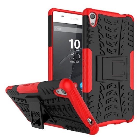 Iskunkestävä Suojakuori Sony Xperia XA Ultra (F3211)  - punainen