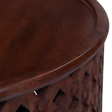 WOMO-DESIGN-sohvapöytä Ø 100 x 45 cm pyöreä, luonto, ainutlaatuinen, käsintehty