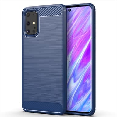 SKALO Samsung S20 Armor Carbon Iskunkestävä TPU suojakuori - Musta