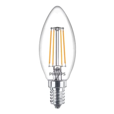 3 kpl LED E14 Kron Clear 40W 470lm Lämmin valkoinen