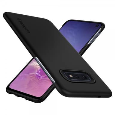 Spigen Samsung Galaxy S10E Kuori Thin Fit Musta