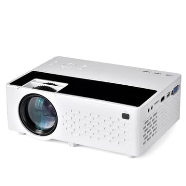 Hiljainen LCD-projektori 800x480P valkoinen