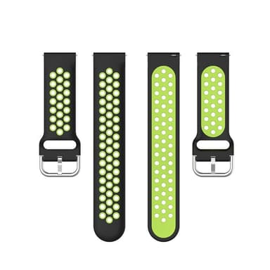 EBN Sport Rannekoru Samsung Galaxy Watch 4 44mm - Musta/Vihreä