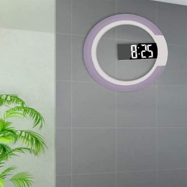 LED-seinäkello kaukosäätimellä