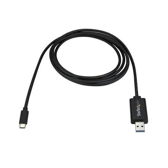 StarTech.com USBC3LINK, 2 m, USB A, USB C, USB 3.2 Gen 1 (3.1 Gen 1), 5000 Mbit/s, Musta