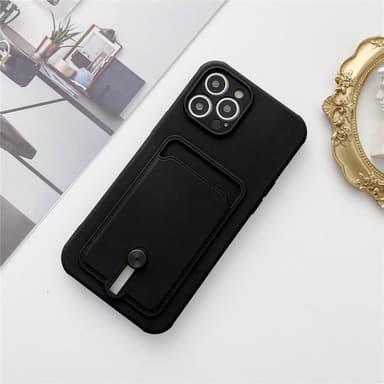 Kännykkälaukku korttitelineellä Musta iPhone 12 Pro Max