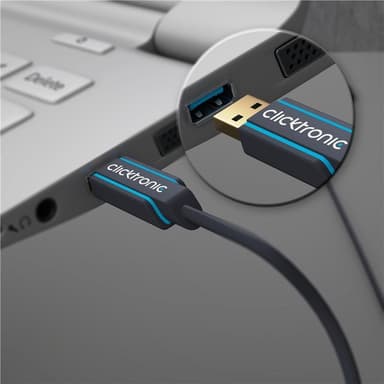 Sovitinkaapeli USB-A:sta USB-B 3.0:aan