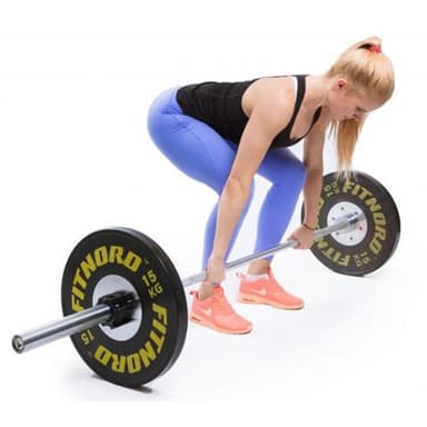 FitNord Competition Bumper Plate, Levypainot Bumper 15 kg