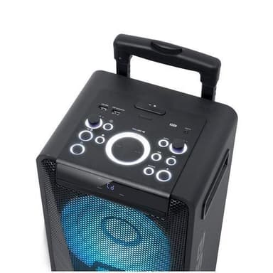 M-1920 DJ Party -kaiutinvaunu BT USB LED CD 300W