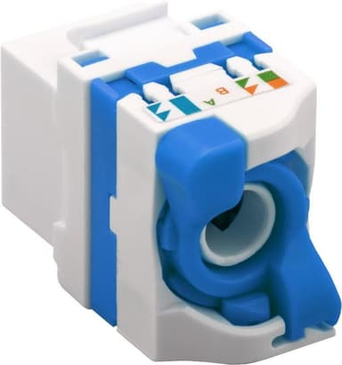 Keystone-moduuli RJ45 CAT 6A, UTP