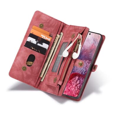 Samsung Galaxy S20 Ultra CASEME Irrotettava 2-in-1 kotelo - Punainen