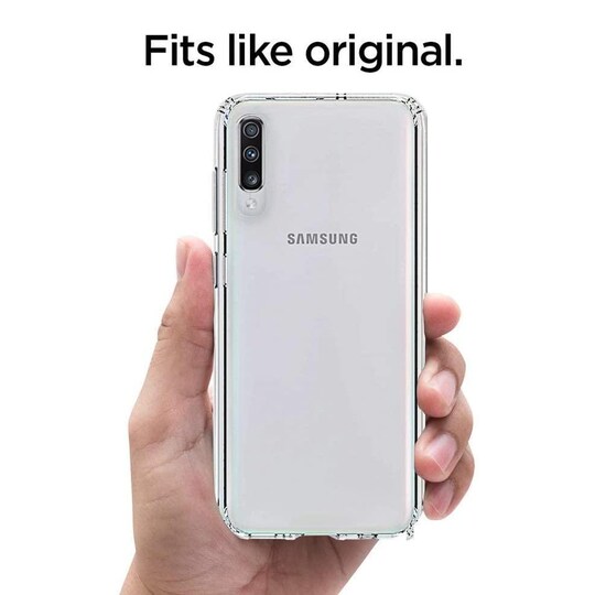 Läpinäkyvä matkapuhelinkuori Samsung Galaxy A90: lle