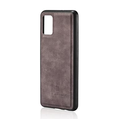 DG.MING Split nahkainen lompakkokotelo Samsung Galaxy A51 - Harmaa