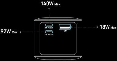 Anker Prime 250W varavirtalähde, 27650 mAh