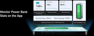 Anker Prime 250W varavirtalähde, 27650 mAh