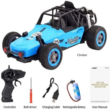 JJRC Q73 1:20 mittakaavassa - 2.4G radio-ohjattava kilpa-auto, Sininen