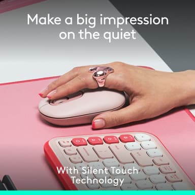Logitech POP hiiri (roosa)