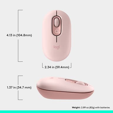 Logitech POP hiiri (roosa)