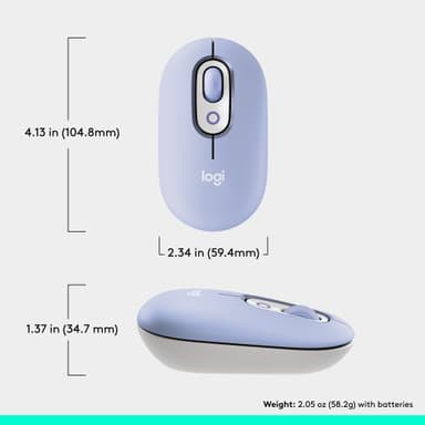 Logitech POP hiiri (lila)