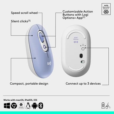 Logitech POP hiiri (lila)