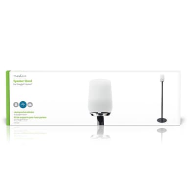 Nedis Kaiutinteline | Sopii käytettäväksi: Google Home® | Lattia | 2 kg | Kiinteä | ABS-Muovi / Metalli | Musta