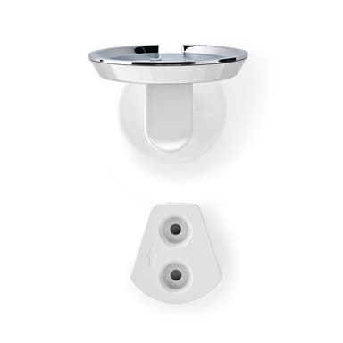 Nedis Kaiutinteline | Sopii käytettäväksi: Google Home® | Seinä | 2 kg | Kiinteä | Metalli / Teräs | Valkoinen