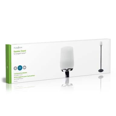 Nedis Kaiutinteline | Sopii käytettäväksi: Google Home® | Lattia | 2 kg | Kiinteä | ABS-Muovi / Metalli | Musta