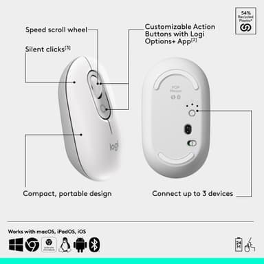Logitech POP hiiri (valkoinen)