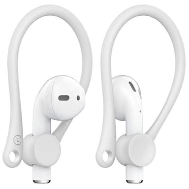 Valkoiset korvakoukut Airpodsille