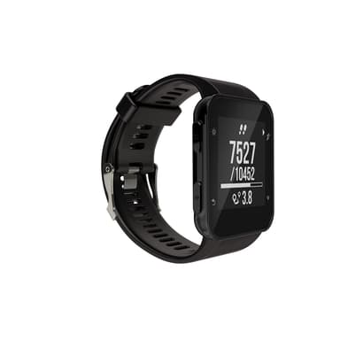 Garmin Forerunner 30/35 ranneke, silikonia musta