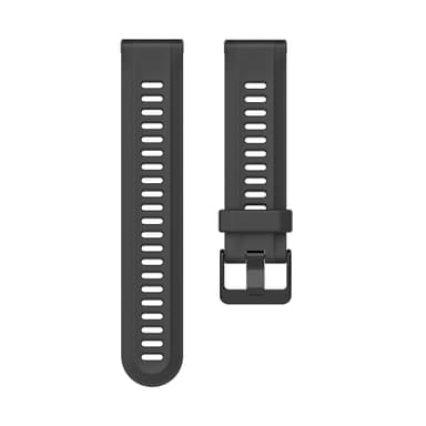 Kellon hihna silikonia Musta 22 mm