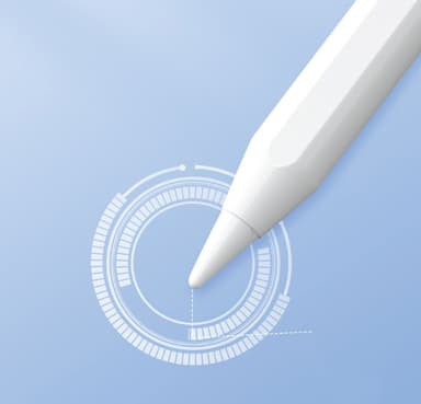 Stylus kynä iPadille Valkoinen