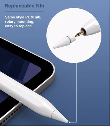 Stylus kynä iPadille Valkoinen