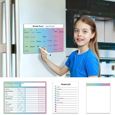 Magneettinen valkotaulusarja Monivärinen