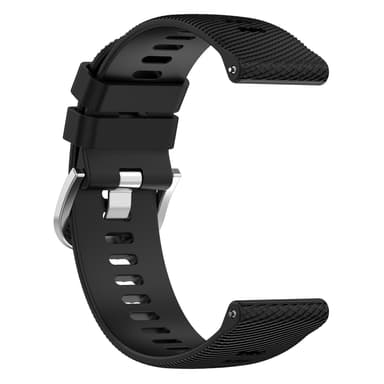 Kellon hihna silikonia Musta 22 mm