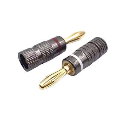 Banaaniliitin kullattu 4 mm 8 kpl 8-pakkaus