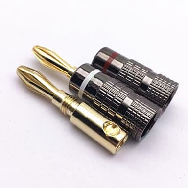 Banaaniliitin kullattu 4 mm 8 kpl 8-pakkaus