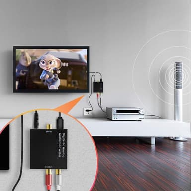 Sisäantenni full HDTV-vastaanottoon 25 dB - musta