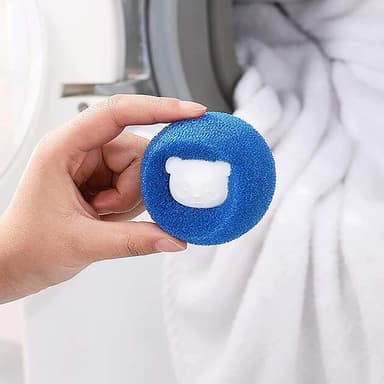 Karvanpoistopallo pesukoneeseen 6 kpl Sininen