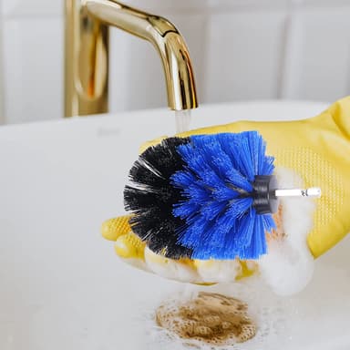 Kuurausharjat poraan 4 kpl Blue