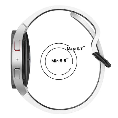 Klockarmband silikon Vihreä Samsung Galaxy Watch 3 41 mm/4/4 Classic/5/5 Pro