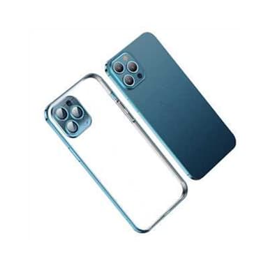 Kännykän kansi kamerasuojalla Tummansininen iPhone 13 Pro